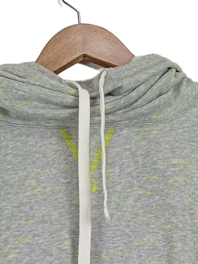Reebok Damen Kapuzenpullover Hoodie Grau Gr. S Melierter Freizeit Sportlich