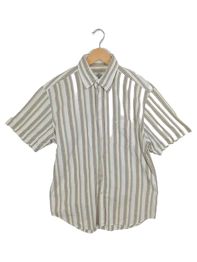 TOM TAILOR Herren Kurzarm Hemd Gestreift Gr. 46/S Casual