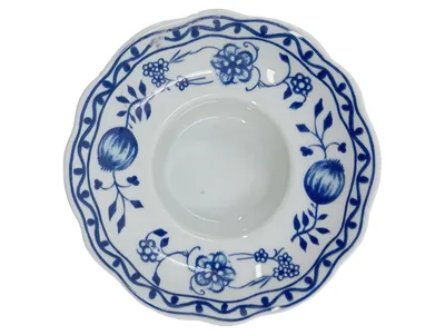 Triptis Porzellan Eierbecher Zwiebelmuster Blau Weiß Traditionell