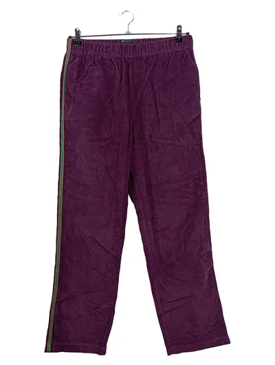 ASOS Design Herren Cordhose Lila Strukturmuster Casual Gr. 40 W26