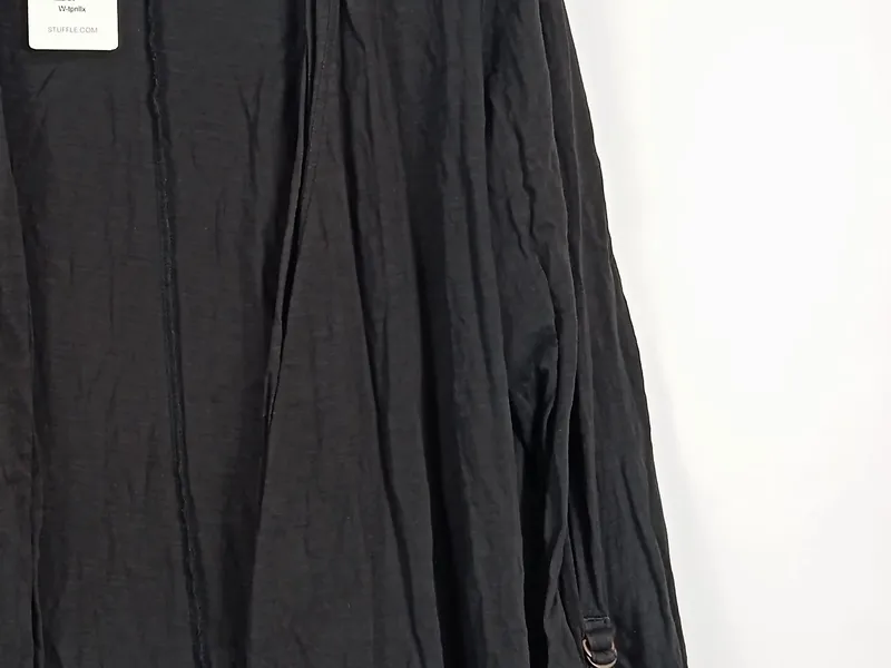 bonprix collection Strickjacke Damen 3/4 Arm Schwarz Gr. 44 XXL Baumwolle 2