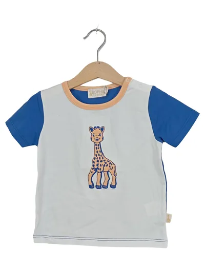 Sophie La Girafe Kinder T-Shirt Gr. 80 Weiß Charmant Giraffe