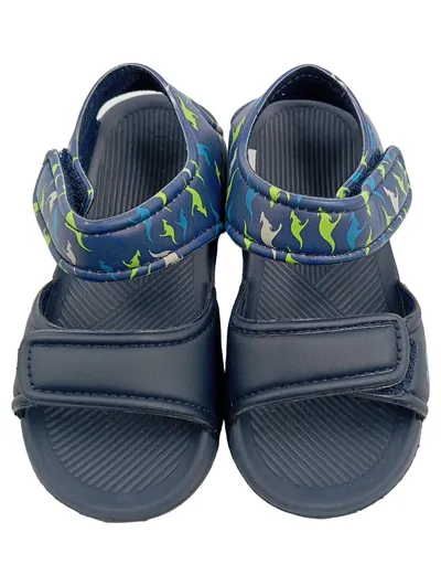 KangaROOS Kinder Sandalen Blau Gr. 20 Klettverschluss Tiermotiv Freizeit