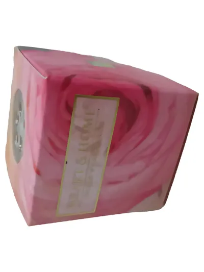 Heart & Home Rose Quartz Duftkerze Rosa Romantisch Blumenmuster Wachs