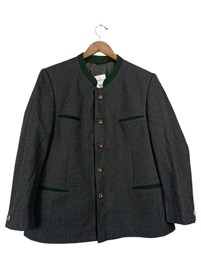 Distler Trachtenjanker Herren Jacke Grau Gr. 27 Wolle Traditionell