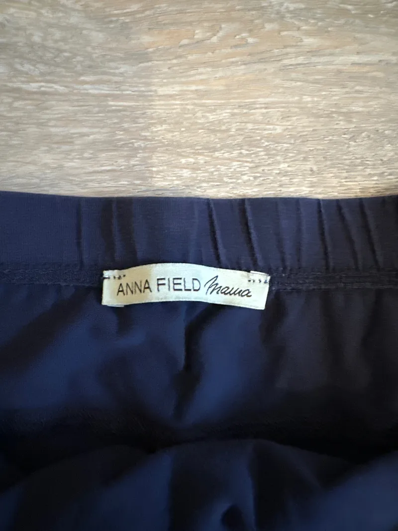 ANNA FIELD MAMA Umstandshose Damen Leggings Gr. 38 Blau Casual 2