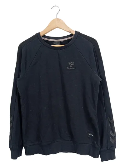 Hummel Herren Pullover Sweatshirt Gr. L Schwarz Sportlich