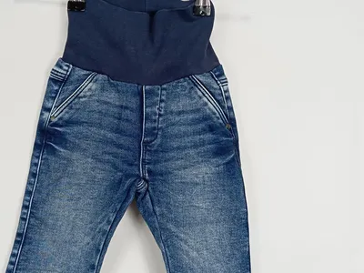 s.Oliver Denim Jogger Hose Kinder Gr. 86 Blau Casual Baumwolle