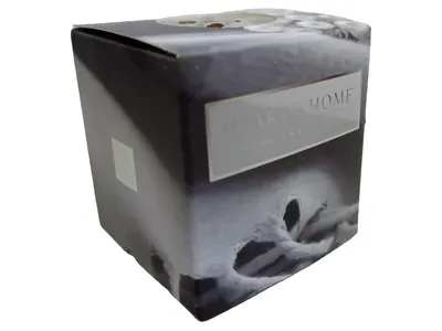 Heart & Home Cashmere Duftkerze Grau Abstrakt Modern Wachs Neu 200g