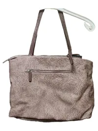 Gerry Weber Damen Umhängetasche Shopper Rosa Stoff Streifen 42x32cm 3