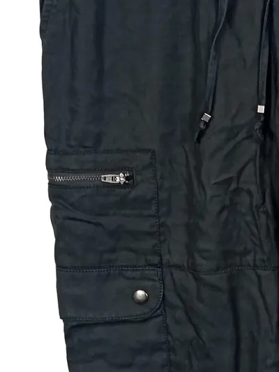 Banana Republic Damen Cargohose Jogger Schwarz Gr. 36