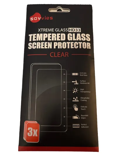 Savvies Displayschutzglas iPhone XR/11 Tempered Glass 3er Pack HD33