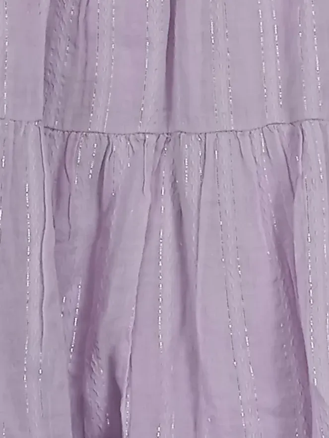 Basefield Mädchen Sommerkleid Lila Blumenstickerei Gr. 92/98 5