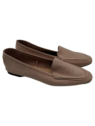 Sfera Damen Loafer Slipper Beige Gr. 39 Klassisch Kunstleder Slip-On