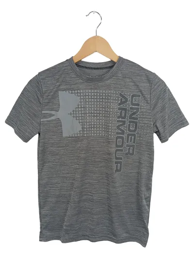 Under Armour Kinder Sport T-Shirt Grau Gr. 50