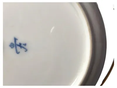 FÜRSTENBERG Sammelteller Porzellan Blumenmotiv Klassisch Mehrfarbig 10cm
