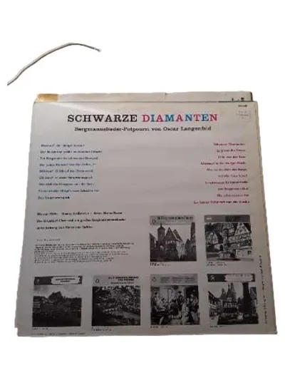 Schwarze Diamanten Bergmannslieder deutschen Revieren Vinyl LP Odeon