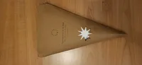 Eulenschnitt Papiersterne 3er Set Weihnachtsdeko Weiß 60cm 5