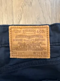 Levi's 511 Herren Jeans Regular Fit Blau W34/L30 Baumwolle 2