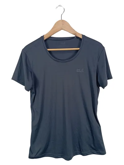 Jack Wolfskin Damen Sport Shirt Grau Gr. 40/L Polyester