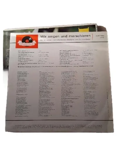 Wir singen und marschieren Vinyl LP Polydor Märsche Soldatenlieder