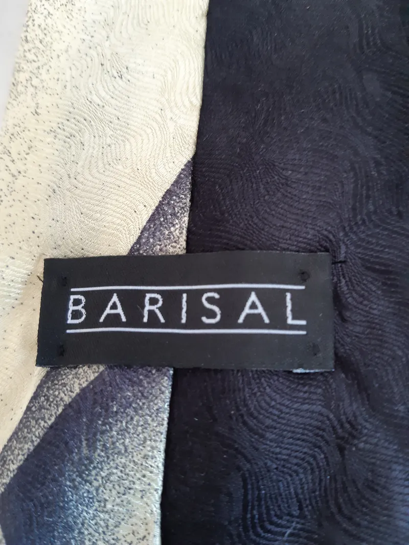 Barisal Herren Krawatte Modern Mehrfarbig Seide Business 141cm 5
