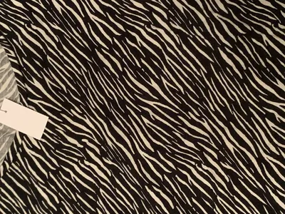 Mavi Damen T-Shirt Zebra Muster Gr. 36/S Animal-Print Kurzarm