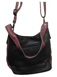 Bernardo Bossi Damen Umhängetasche Crossbody Bag Mehrfarbig Schwarz Rosa 3