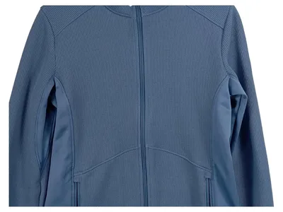 Spyder Damen Fleecejacke L Blau Outdoor Sportlich Reißverschluss Polyester