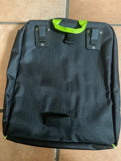 Prophete Umhängetasche Herren Schwarz Sportlich Outdoor Polyester 38x32cm