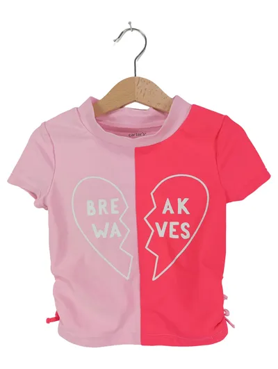 Carter's Mädchen Rashguard T-Shirt Einheitsgröße Pink Sportlich
