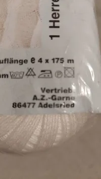 A.Z.-Garne Häkelgarn 100% Baumwolle 4x50g Weiß mercerisiert 3