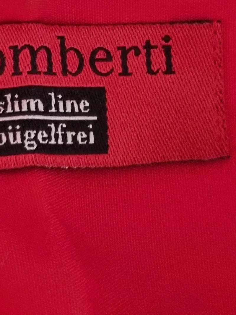 C. Comberti Herren Business Hemd Rot Einheitsgröße 5