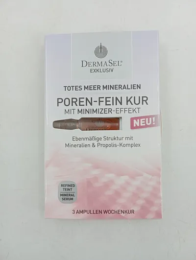 DermaSel Poren-Fein Kur Serum 3x1ml Ampullen Minimizer-Effekt Haut ab 30
