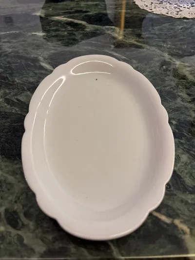 Seltmann Weiden Inka Servierplatte oval Porzellan weiß 20,5 cm
