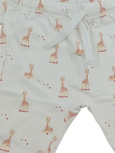 Sophie La Girafe Baby Set Gr. 62 (3 Monate) Beige Langarmshirt Hose Mütze