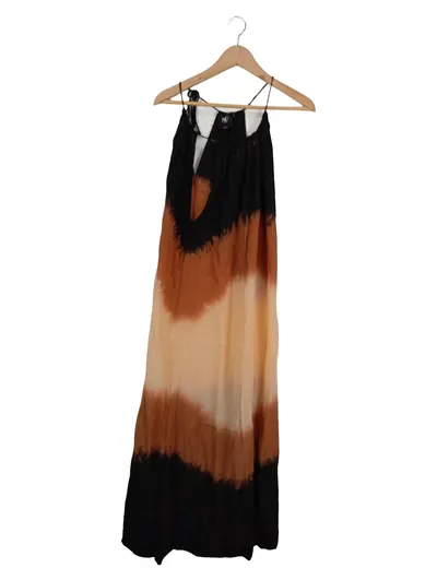 Nü Denmark Damen Sommerkleid Maxikleid 42/XL Mehrfarbig Bohemian Viskose