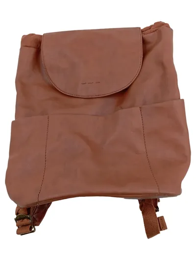 Venice Damen Leder Rucksack Braun Casual Alltag Freizeit