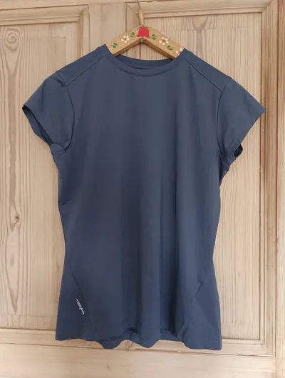 Jack Wolfskin Damen Sport Shirt Grau Gr. 38/M Outdoor Funktionsshirt