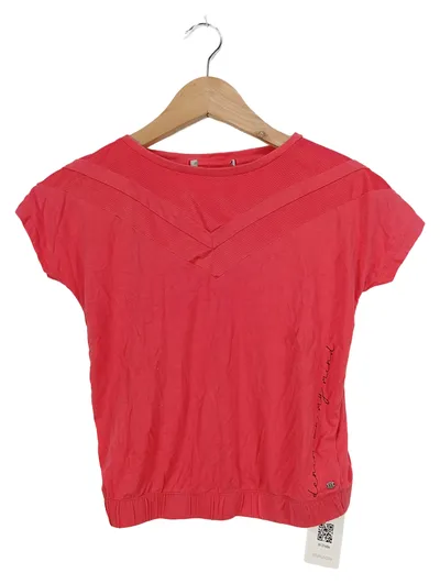 Blue Rebel Kinder T-Shirt Gr. 128 Pink Lochmuster Casual Baumwolle