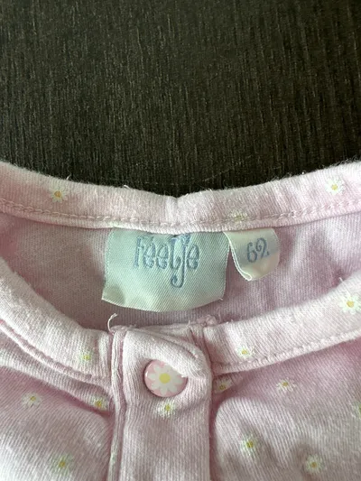 Feetje Strickjacke Mädchen Gr. 62 Rosa Blumenmuster Langarm Baumwolle