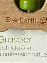 EverEarth Greifling Schildkröte Holz Baby Spielzeug 0m+ FSC Natur 3
