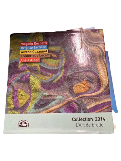 DMC Stickbild Buch L'Art de broder 2014 Abstrakt Mehrfarbig