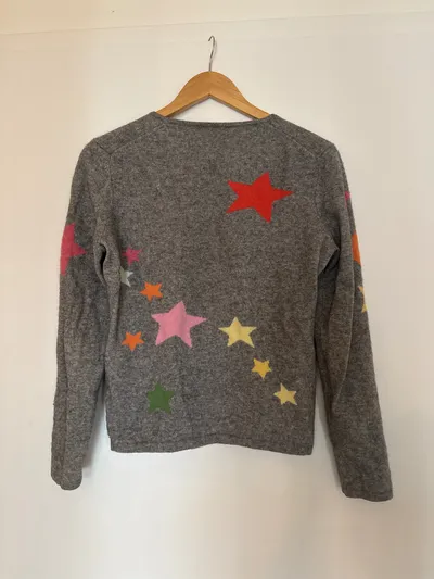 Nice Connection Damen Pullover Gr. 38/M Mehrfarbig mit Sternen