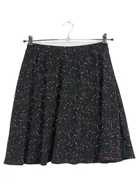 ABOUT YOU Damen A-Linienrock Blumenmuster Schwarz Gr. 38 M 2