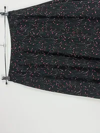 ABOUT YOU Damen A-Linienrock Blumenmuster Schwarz Gr. 38 M 3
