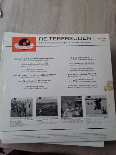 Reiterfreuden Trompeter-Korps Hans Freese Vinyl LP Polydor Reitermärsche