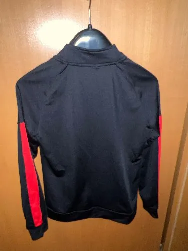 4F Trainingsjacke Kinder Gr. 146/152 Schwarz Rot Sportjacke Polyester