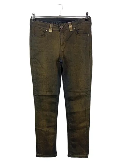 Elisa Cavaletti Damen Jeans Skinny Fit Grün Gr. 40 Casual