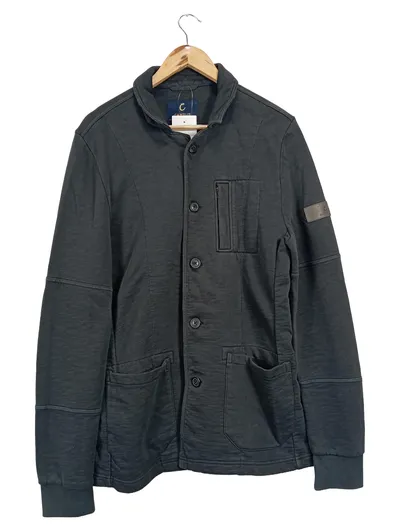 Campus Herren Leichte Jacke S Grau Casual Baumwolle